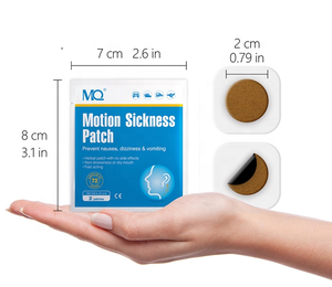 Parches de yeso personalizados para paseos en coche y paseos en barco. Parches de acupuntura de acceso rápido para aliviar el mareo por movimiento - Product Image 6