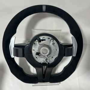 <span class=keywords><strong>Volante</strong></span> Deportivo de Fibra de Carbono y Gamuza en Forma de D con Base Plana para <span class=keywords><strong>BMW</strong></span> F30 F20 F32 <span class=keywords><strong>M2</strong></span> F87 M4 F82 F15 X5 2014 328i F80 M4 E90 - Product Image 2