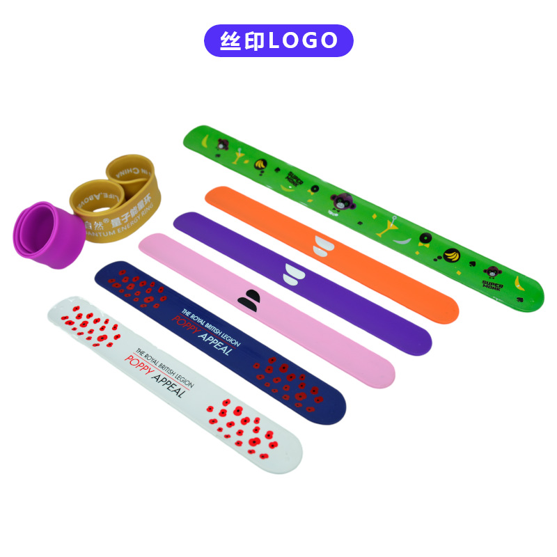 Boutons pression en silicone pour sérigraphie