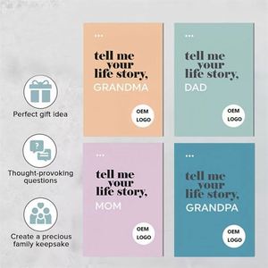 Hot Sale Custom Family Heritage Leather Hardcover Journals <b>Memory</b> Keeper Notebooks in Stock - Product Image 2