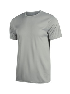 T-shirt Sportiva da Uomo Personalizzata con Logo del Club, Stampa in Poliestere, Asciugatura Rapida, Collo Tondo, Bianca, per Palestra e Corsa - Product Image 5