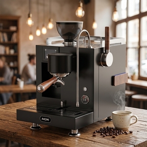 Cafetera Espresso Integrada con Pantalla de Doble Color, Extractor de Café con Muelas Planas de 64 mm, 12 Bares, Acero Inoxidable, para Hotel y Automóvil, Modelo MC-21 MDK - Product Image 5