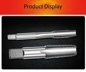 1/8 1/4 3/8 1/2 5/8 3/4 7/8 NPT nptf g PT HSS inch côn ống máy chủ đề <span class=keywords><strong>tap</strong></span> các nhà sản xuất thép tốc độ cao - Product Image 4