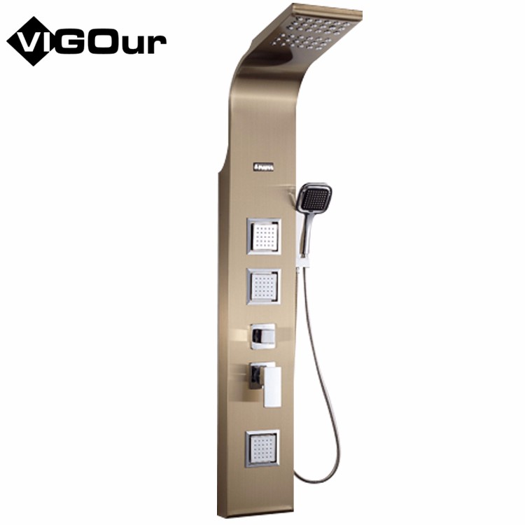 Новый настенный выдвижной термостатический дождевой Душ из нержавеющей стали с водопадом