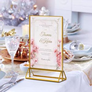 <span class=keywords><strong>Support</strong></span> de <span class=keywords><strong>menu</strong></span> et de numéro de <span class=keywords><strong>table</strong></span> de <span class=keywords><strong>mariage</strong></span> hexagonal en acrylique transparent imprimé UV pour cartes de <span class=keywords><strong>table</strong></span> vierges et numéros de <span class=keywords><strong>table</strong></span> - Product Image 3