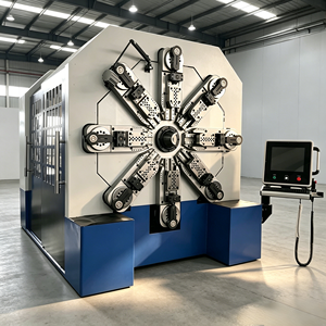 Máquina Formadora de Resortes Multieje sin Cámara, Diámetro de Alambre de 0.2-10.0mm, Resortes de Forma Especial, Control Servo CNC - Product Image 2