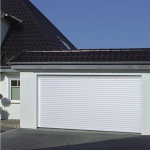 باب مرآب ألومنيوم دوار ذو طبقتين عمودي كهربائي أبيض اللون بجودة عالية ومظهر جميل - Product Image 6