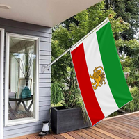 Banderas Personalizadas de IRANIA con el León Persa, Bandera Antigua de Irán, 3x5 pies