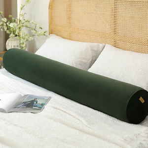Hotel-Grade Teal Blue Long Body Memory Foam <strong>Bolster</strong> <strong>Pillow</strong> Comfortable Knitted Cuddle <strong>Bed</strong> for Everyday Use Adults - Product Image 5