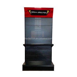 Metalen Staal Pegboard Gondel <span class=keywords><strong>Display</strong></span> Hardware Winkels Rekken Hardware Tool Opbergrek - Product Image 4