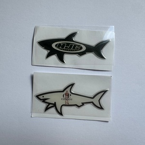 Autocollants en cristal imperméables et écologiques personnalisés de Paul and Shark, en forme de requin, drapeau de la Palestine, de <span class=keywords><strong>Marseille</strong></span> - Product Image 3
