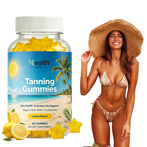 Custom Formulation Bronzing Gummies for Sunless Bronzing with Natural Fruit Extracts Hot Selling New Arrival Wellness <b>Solution</b> - Product Image 1
