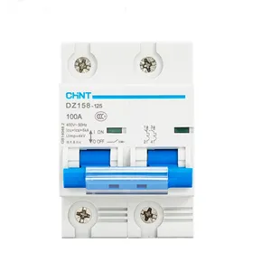 ผู้ผลิตเบรกเกอร์ขนาดเล็กแบบมืออาชีพ AC DC DZ158 1P 1- 63 Amp Mini MCB Switch Rccb /Rcbo/elcb/mcb/mccb