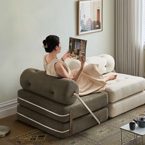 Zayshine Nordisch Modernes Samt Wohnzimmer-<span class=keywords><strong>Sofa</strong></span>-Set 2-Sitzer Modular Frei Kombinierbar Vakuumkomprimiertes Schlafsofa für Villa und Wohnung - Product Image 3