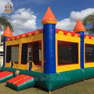 Château gonflable Nova avec toboggan, pour adultes et enfants, petit format, qualité commerciale, PVC, extérieur, portable, garantie 2 ans - Product Image 5