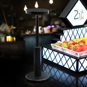 Lampe de table LED Err Infinity Bar, 36V DC rechargeable, cylindrique en aluminium, lumière ambiante pour boîte de nuit, café, décoration - Product Image 2