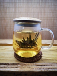 Tasse à thé en verre borosilicate Offre Spéciale <span class=keywords><strong>avec</strong></span> <span class=keywords><strong>filtre</strong></span> à thé et couvercle en bambou - Product Image 3