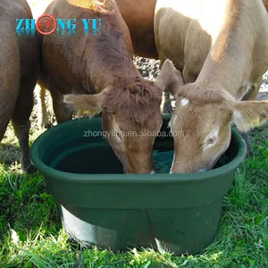 خزان مياه كبير للسقالات 15/30/40/70/100 جالون، حوض شرب لإطعام الماشية والحيوانات والحصان، حوض للآبار