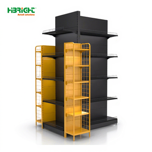 Guaranteed Heavy Duty Brushed <b>Metal</b> Supermarket Shelves Modern Durable Supermarket Shelves - Product Image 1