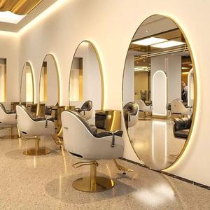Espejo Redondo de Salón de Belleza <span class=keywords><strong>EMMA</strong></span> - Espejo de Peluquería Iluminado para Salones de Alta Gama - Product Image 2