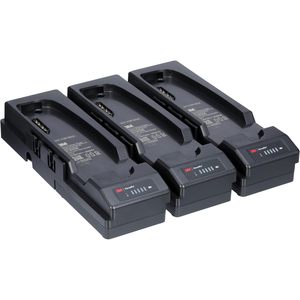 เครื่องชาร์จแบตเตอรี่ 3M Versaflo 3 สถานี รุ่น TR-642-3 สำหรับ TR-600 TR-800 สำหรับใช้งานในอุตสาหกรรม สีดำ - Product Image 1