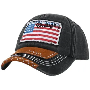 2023 nouveau drapeau des états-unis concepteur Vintage casquette de Baseball pour hommes 5 panneau Snapback chapeau Original papa chapeaux pour femmes Goras Para Hombre F2869