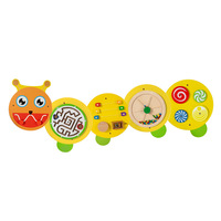 Garderie Montessori personnalisée pour enfants panneau mural en bois dessin animé animal occupé jeu de société activité éducative jouets sensoriels pour les enfants
