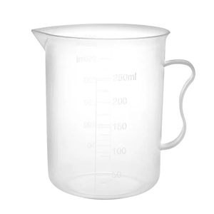 Bécher gradué transparent en PP de 250 ml avec poignée, gobelet de laboratoire en plastique - Product Image 6