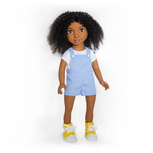 Muñeca de moda personalizada de fábrica, juguetes y juegos de plástico, muñeca negra con ropa <span class=keywords><strong>para</strong></span> niños - Product Image 5