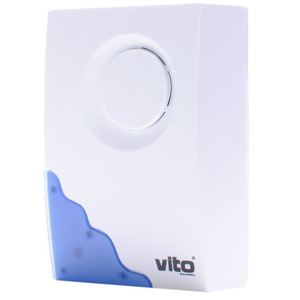 Timbre Inalámbrico Vito con Sonido de 75dB para Interiores, con Botón de Presión y Soporte de Pared - Product Image 5