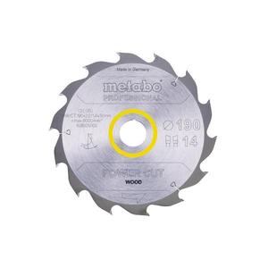 METABO-Lame de scie 628012000 ''Power cut wood - Professional'', WZ 25 ° - EAN 4007430177223 LAMES ET DISQUES DE COUPE - Product Image 1