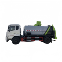 Camion de collecte des déchets alimentaires professionnel Dongfeng 14m³ en acier inoxydable anti-corrosion pour les déchets de cuisine