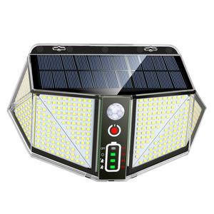 Lámpara Solar de Pared para Exteriores, 410 LED, IP65, Impermeable, con Sensor de Movimiento, para Patio y Garaje - Product Image 2