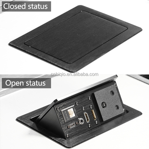 Enchufe de mesa sudafricano empotrado Escritorio de conferencias Salida emergente Caja de enchufe multimedia para <span class=keywords><strong>muebles</strong></span> - Product Image 5