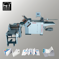 Nouvelle machine à plier le papier semi-automatique grand format avec alimentateur à pile plate pour brochures, manuels d'instructions, livrets - Vente directe usine