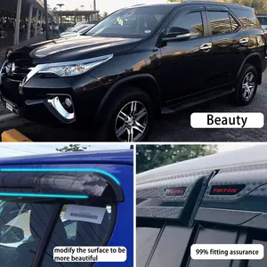 Other Exterior Accessories Truck Rain Guard Sun Visor Window For Mitsubishi Triton 2014-2023