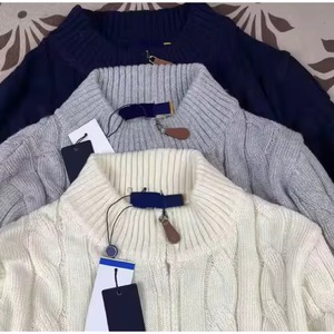 Suéter <span class=keywords><strong>de</strong></span> Cuello Alto con Cierre <span class=keywords><strong>de</strong></span> Cremallera para Hombre, Suéter para Fiestas al Aire Libre <span class=keywords><strong>de</strong></span> Invierno - Product Image 1