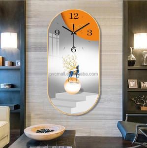 Piezas de Arte Moderno FLOR moda creativa decoración de pared pintura dormitorio <span class=keywords><strong>reloj</strong></span> entrada <span class=keywords><strong>restaurante</strong></span> Comprar Relojes de pared para <span class=keywords><strong>casa</strong></span> - Product Image 1