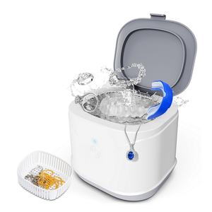 Nettoyeur ultrasonique UV portable pour bijoux, montres, prothèses dentaires, aligneurs et appareils de rétention - Product Image 1