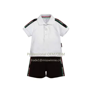 Custom Premium Boys' Short Sleeve Clothing Sets Kids kleidung