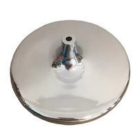 Accessoires de lampe industrielle en métal personnalisés par le fabricant, traitement de surface zingué, base de lampe de bureau en tôle.