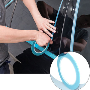 High Temperature <strong>Low</strong> <strong>Tack</strong> Blue PVC Fine Line Painter <strong>Tape</strong> for Automotive Car Easy Removal Trim Thin Finishing Masking - Product Image 4