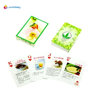 Best advertising promotion plastic playing cards printed supplier machine for production poker cards