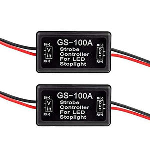 Contrôleur de flash LED GS-100A Module de <span class=keywords><strong>clignotant</strong></span> de voiture pour feu de freinage et feu arrière - Product Image 2