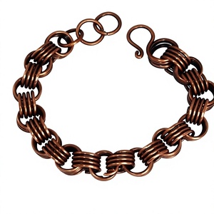 <b>Adjustable</b> Copper Healing <b>Bracelet</b> With Smooth Finish For Wellness Fashion And Everyday Jewelry Accessories - Product Image 1