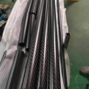 Tubo de Fibra de Carbono de Venta Caliente, Moldeado en Fibra de Carbono, Sarga 3K, Liso, 1500mm 2000mm - Product Image 2