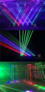 6 yeux pleine couleur rgb <span class=keywords><strong>Led</strong></span> <span class=keywords><strong>bar</strong></span> scène <span class=keywords><strong>Led</strong></span> lumières pour Laser Show Dj Laser lumière Disco boîte de nuit église mariage - Product Image 3