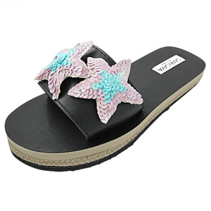 Hamptons Blue Stars - Espadrilles plates pour femmes - Product Image 4