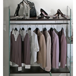 Rail à vêtements pour armoires de salon avec compatibilité ML 10F, solution de rangement au design moderne - Product Image 1