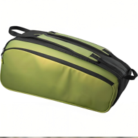 Raquette de badminton de tennis portable personnalisé sac à dos bandoulière unique sac à chaussures indépendant multicouche en polyester